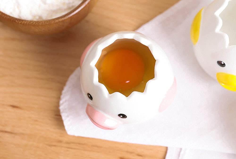 Cute Egg Separator — Crack, Pour & Laugh