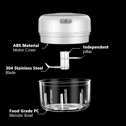 Mini Electric Food Chopper — Compact Kitchen Power