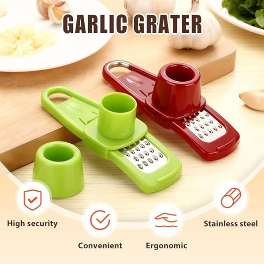Garlic Crusher & Press — Portable Kitchen Essential