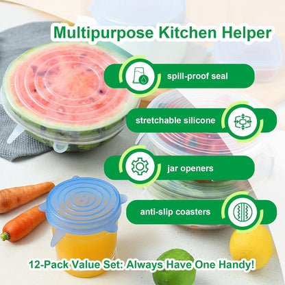 Flexible Lid Cover For Food Wrap