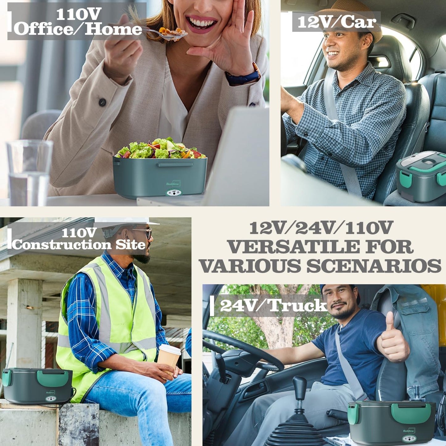 Electric Heated Lunch Box — Hot Meals Anywhere, No Microwave Needed