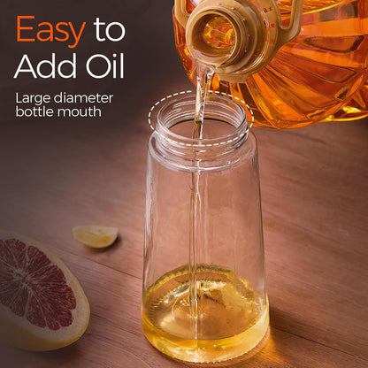 2-in-1 Oil Sprayer & Dispenser — Spray or Pour with Precision
