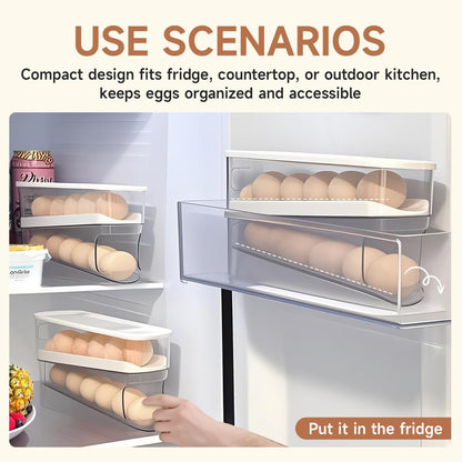 Automatic Rolling Egg Dispenser — Smart Egg Storage