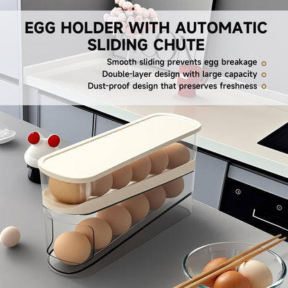Automatic Rolling Egg Dispenser — Smart Egg Storage