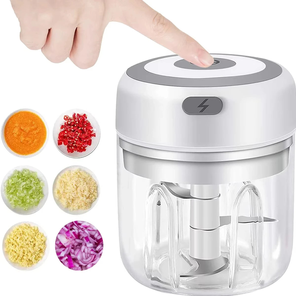 Mini Electric Food Chopper — Compact Kitchen Power