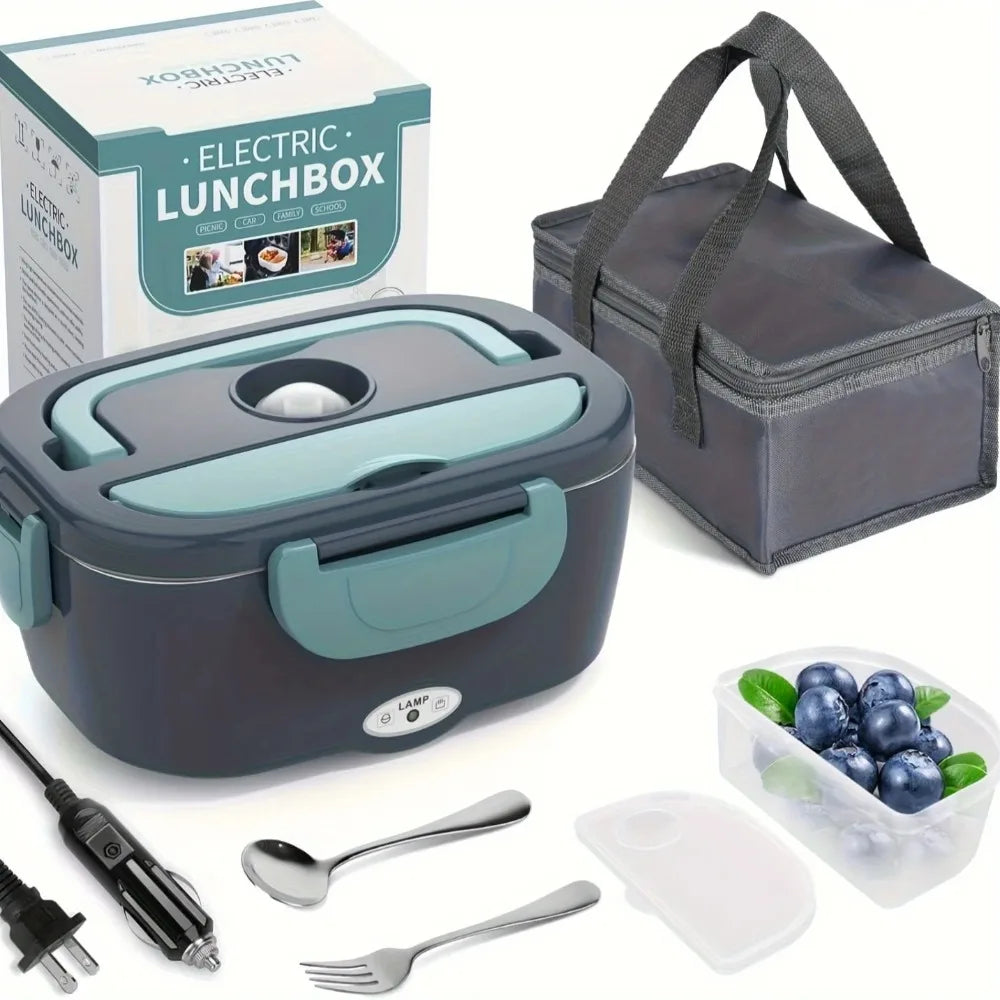 Electric Heated Lunch Box — Hot Meals Anywhere, No Microwave Needed