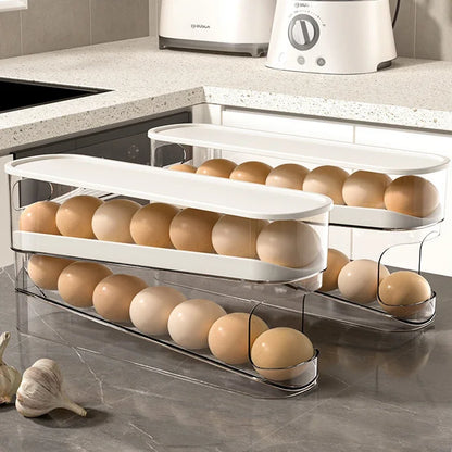 Automatic Rolling Egg Dispenser — Smart Egg Storage