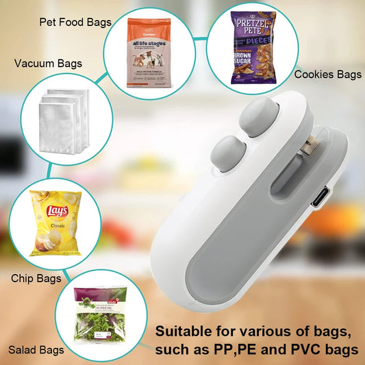 Mini Bag Sealer – Keep Food Fresh, Anytime