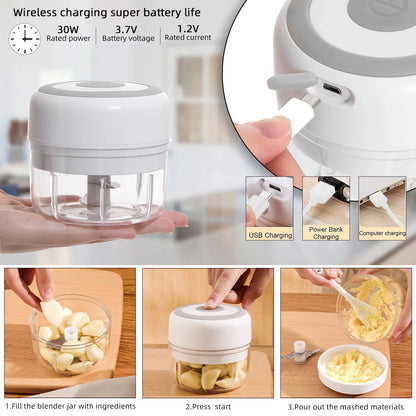 Mini Electric Food Chopper — Compact Kitchen Power