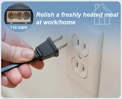 Electric Heated Lunch Box — Hot Meals Anywhere, No Microwave Needed