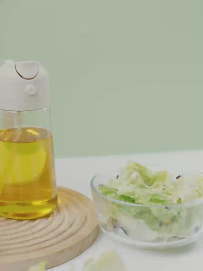 2-in-1 Oil Sprayer & Dispenser — Spray or Pour with Precision